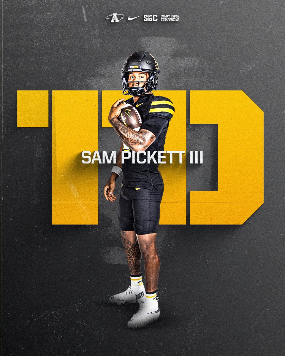 AppState_FB's tweet photo. That's an App State touchdown!
Pick in the paint for the second time!
#GoApp https://t.co/i9MJu0bdfZ