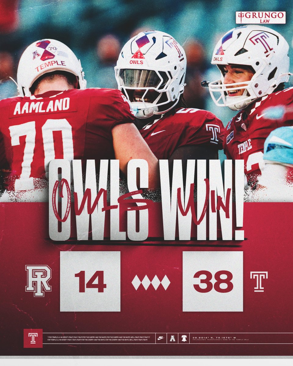 Temple_FB's tweet photo. In the WIN column to start the season😤

#TempleTUFF https://t.co/To7sKNxV3d