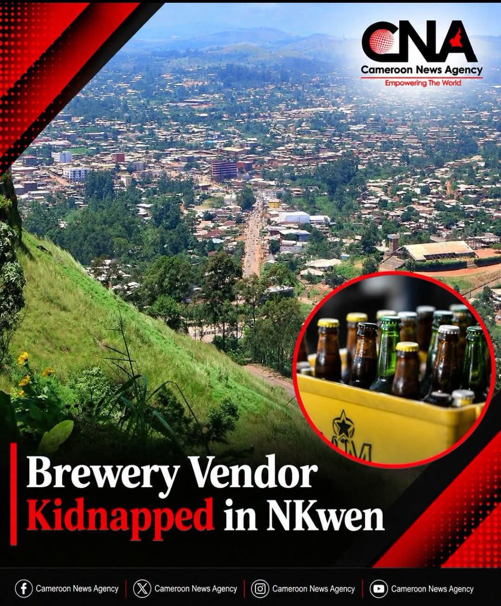 CMRNewsAgency's tweet photo. Suspected separatist fighters yesterday afternoon stormed the mile 4 Nkwen neighbored and abducted a female brewery vendor. 

The gun men later contacted the family of the woman demanding millions as ransom.. https://t.co/cmD91t6udZ
