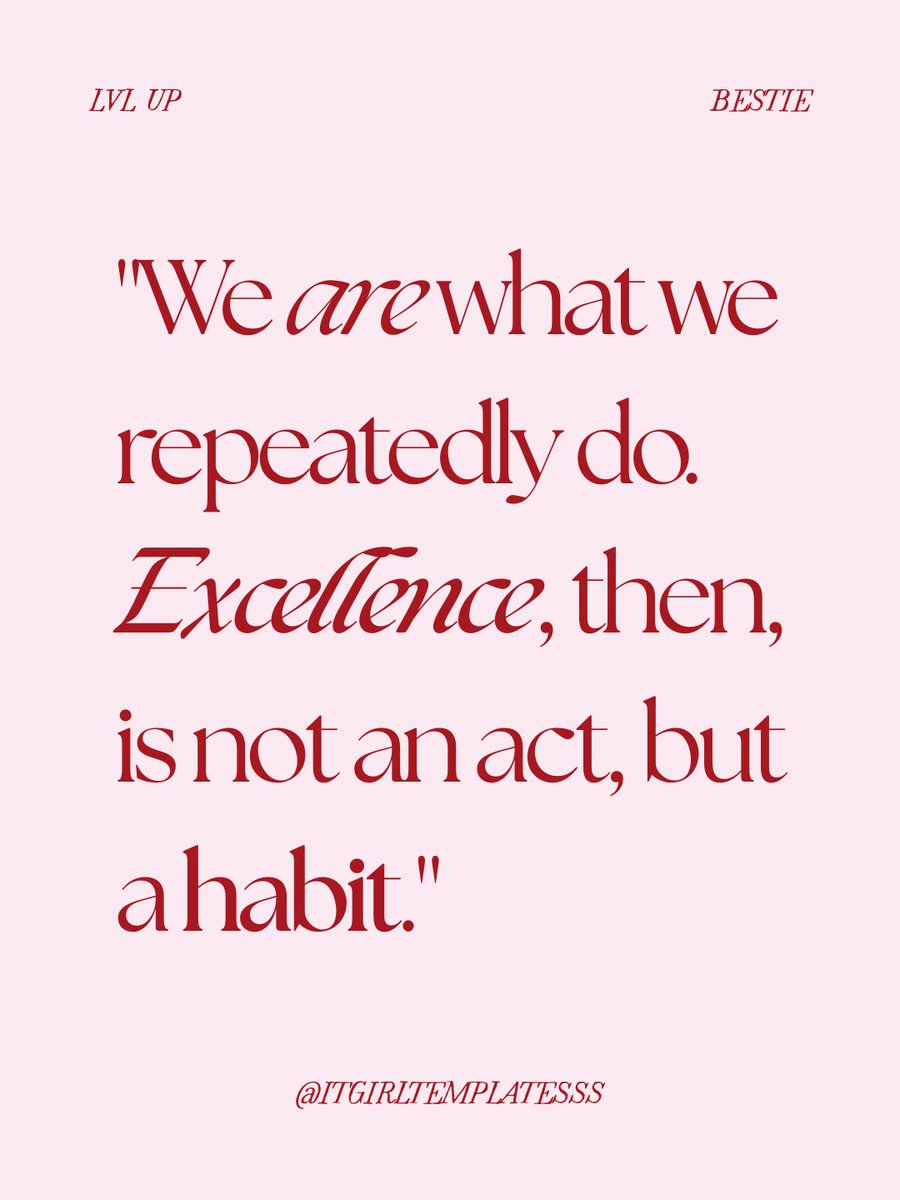 PauloPsss's tweet photo. 🎀 Your Habits Are Building Your Future
The little things you do every day matter far more than the occasional burst of motivation. Reading one chapter. Checking off your habits. Planning tomorrow. Saving money. Studying for thirty minutes. Small https://t.co/eGEBafjsyo