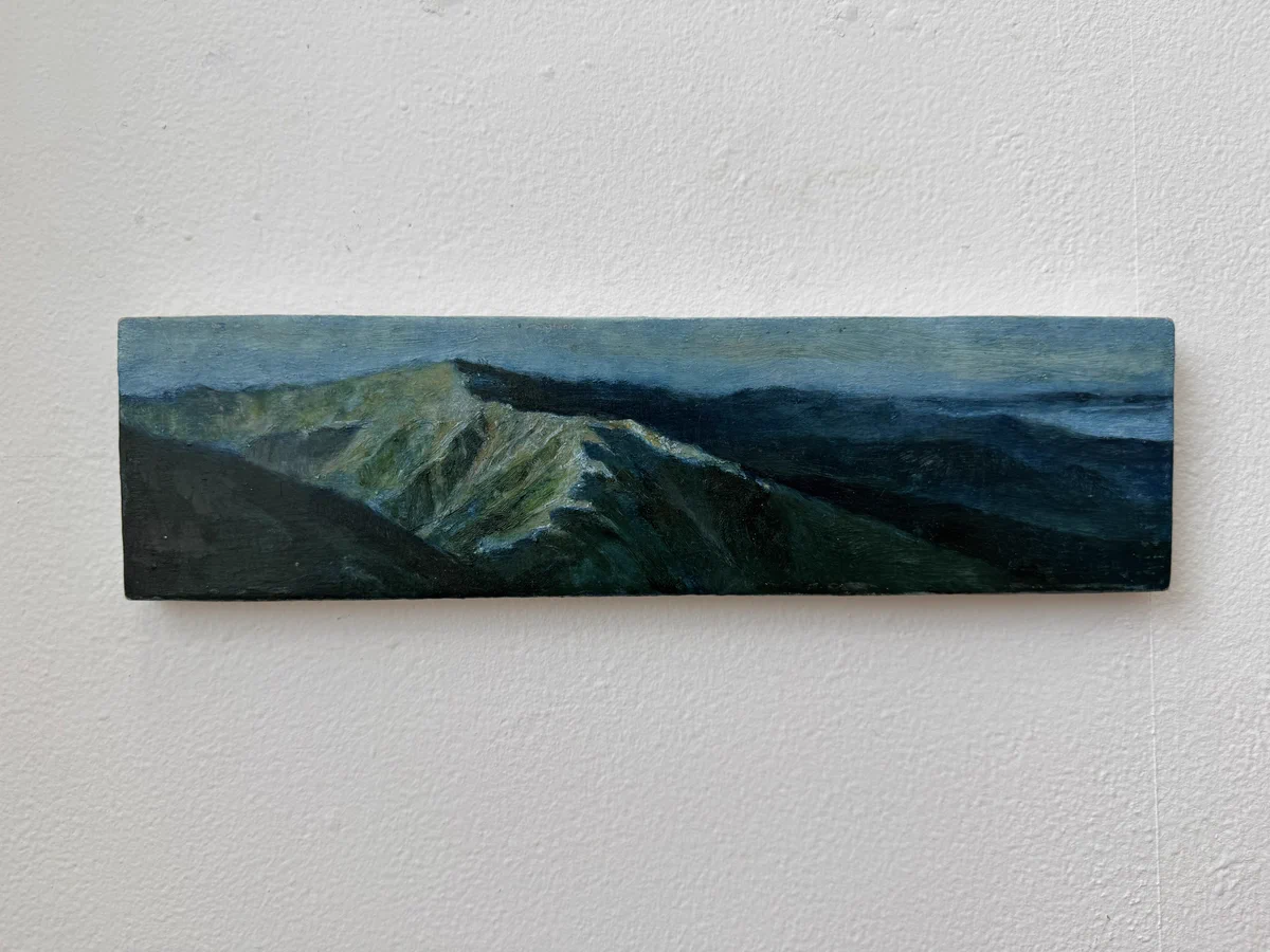 絵画　月明かりの山脈 やきしいたけ on X: 