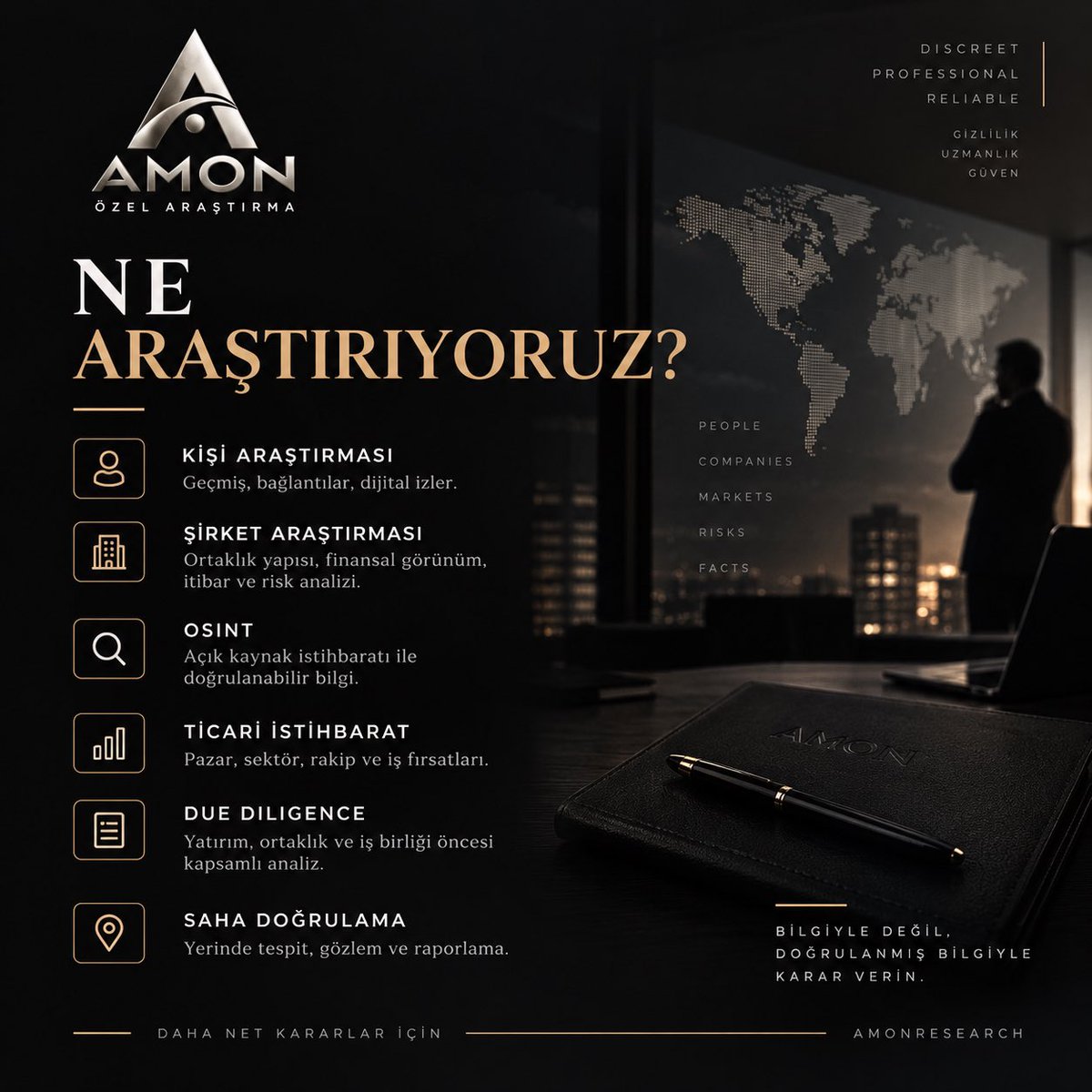 amonresearch's tweet photo. OSINT • Ticari İstihbarat • Due Diligence • Saha Doğrulama

Amacımız bilgi toplamak değil; anlamlı, doğrulanabilir ve kullanılabilir bilgiye ulaşmak.

AMON | Gerçeğin izinde.

#AMON #AMONResearch #ÖzelAraştırma #OSINT #Ticariİstihbarat #DueDiligence #Araştırma #RiskAnalizi https://t.co/YABAxHMRmf