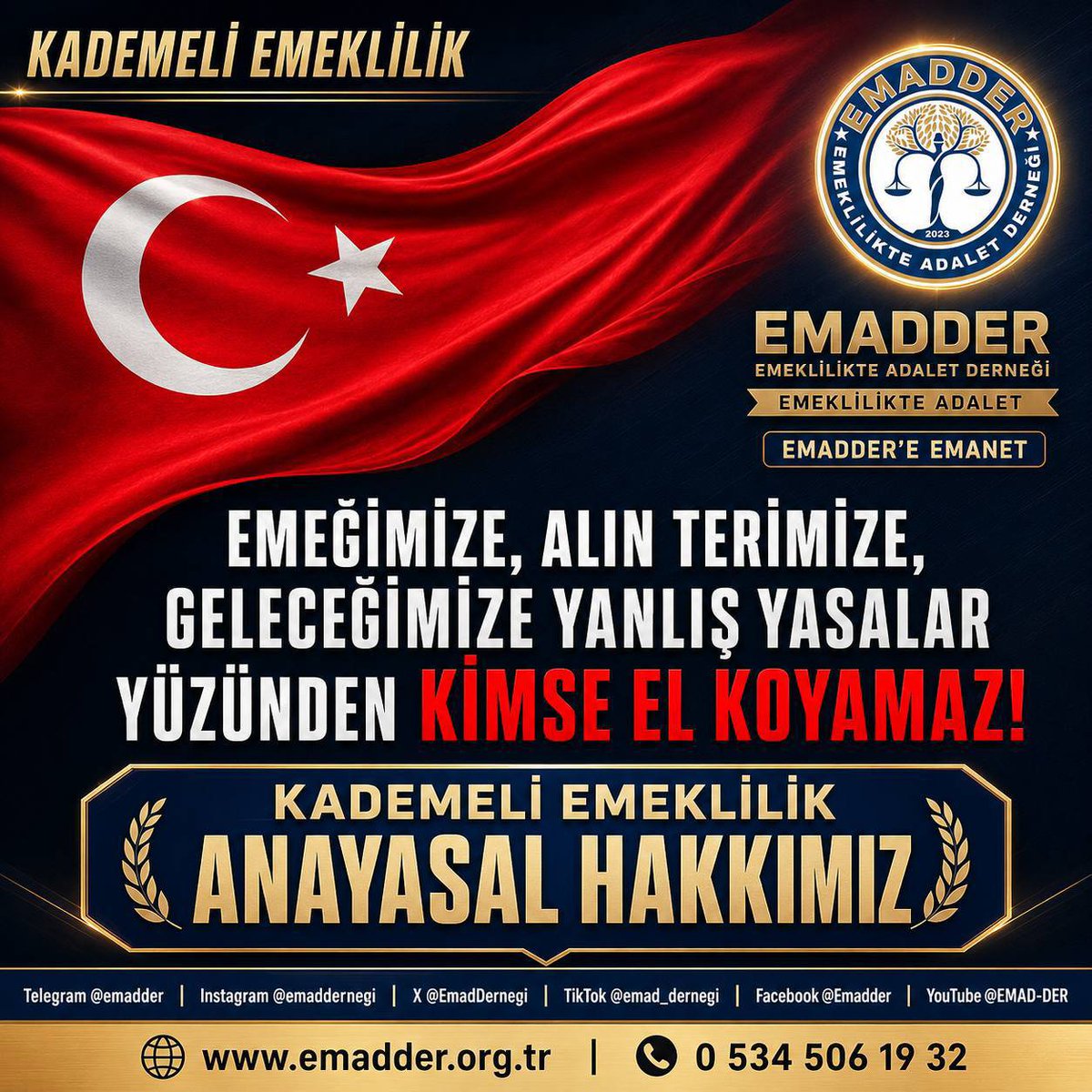 SirinCetin0660's tweet photo. @mihribanugurluu @isikhanvedat @ismakgul14 Mağduriyeti görmezden gelmek, mağduriyetin var olduğu gerçeğini değiştirmiyor!! 
Cevabını veremeyeceğiniz sorularla muhattap olmamanın tek yolu adalet; adaletin temini de KADEME dir!!
@RTErdogan 
@isikhanvedat
@efkanala 
@csgbakanligi 
@AhmetAYDIN_02 

#GündemimizKademe https://t.co/DNP7We6gWY