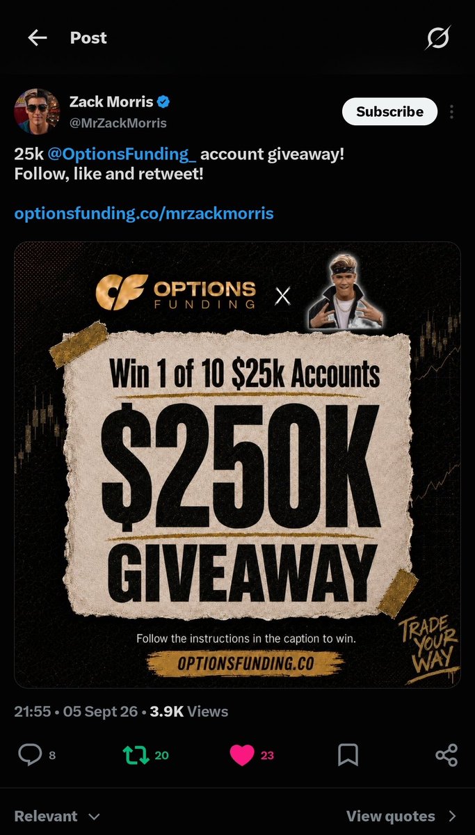 DIKA_chuk's tweet photo. @MrZackMorris @OptionsFunding_ LFG 💛🔥🔥 https://t.co/Qk2EueF5pZ