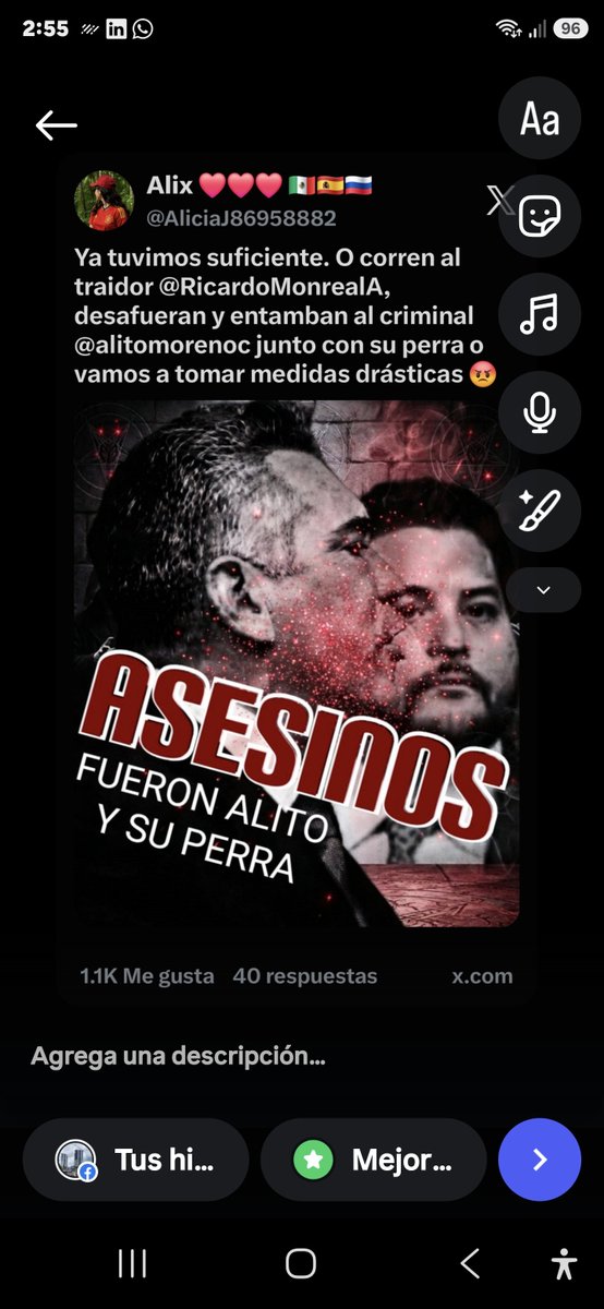 JOSEMIG20025706's tweet photo. @MONCAYOJUAN @alitomorenoc @CarlosGMancilla Sino hace nada morena yqui
tando al pendejo abogado.
penalista de morena ricardo
monreal el defensor delos 
pendejos delicuentes.noso
tros los mexicanos nos enca
rgaremos de alito moreno.
cardenas.priisstaa🐀🐁💩💩, ylo haremos pagar, okey
     ☝️😠😡🤬🫵 https://t.co/4l1k4AQUmN