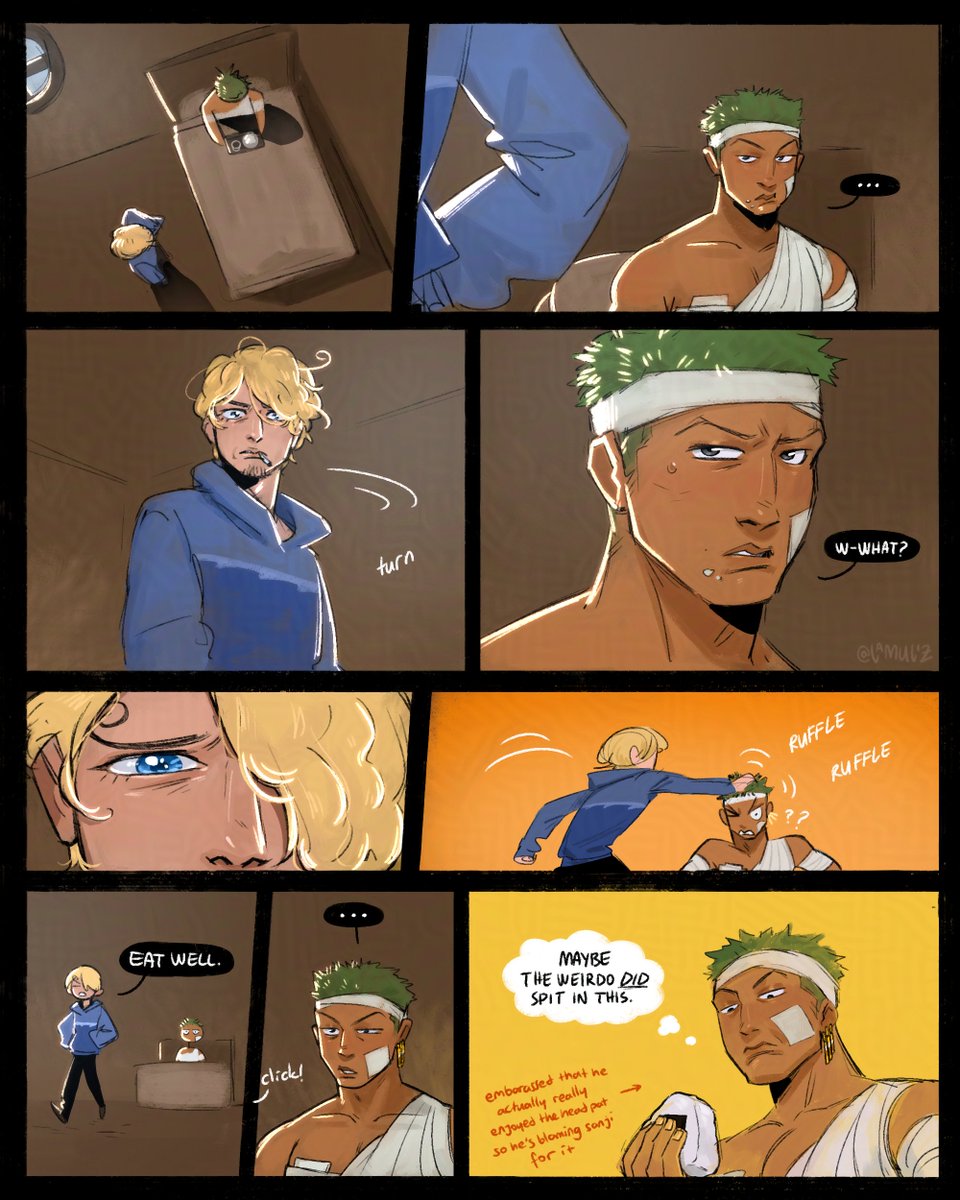 lamuliz's tweet photo. (2/2) zoro whumpppp https://t.co/dmHavrWA75