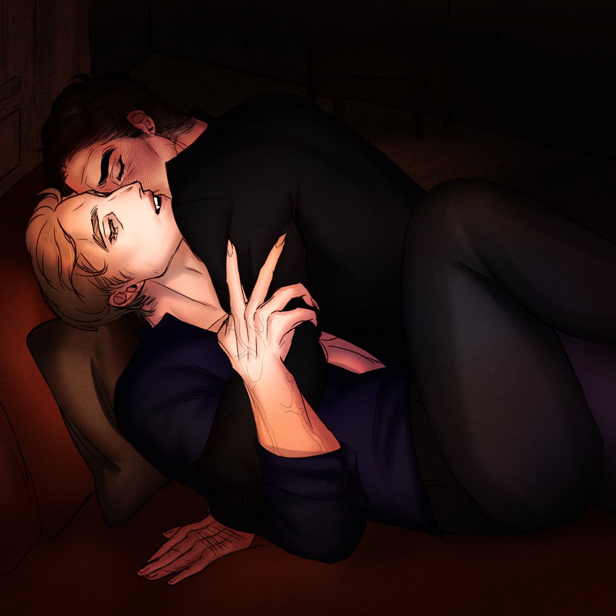 bostonw1tch's tweet photo. a little #charlisle old men yaoi 🥰 https://t.co/9b3Aq9Rbio