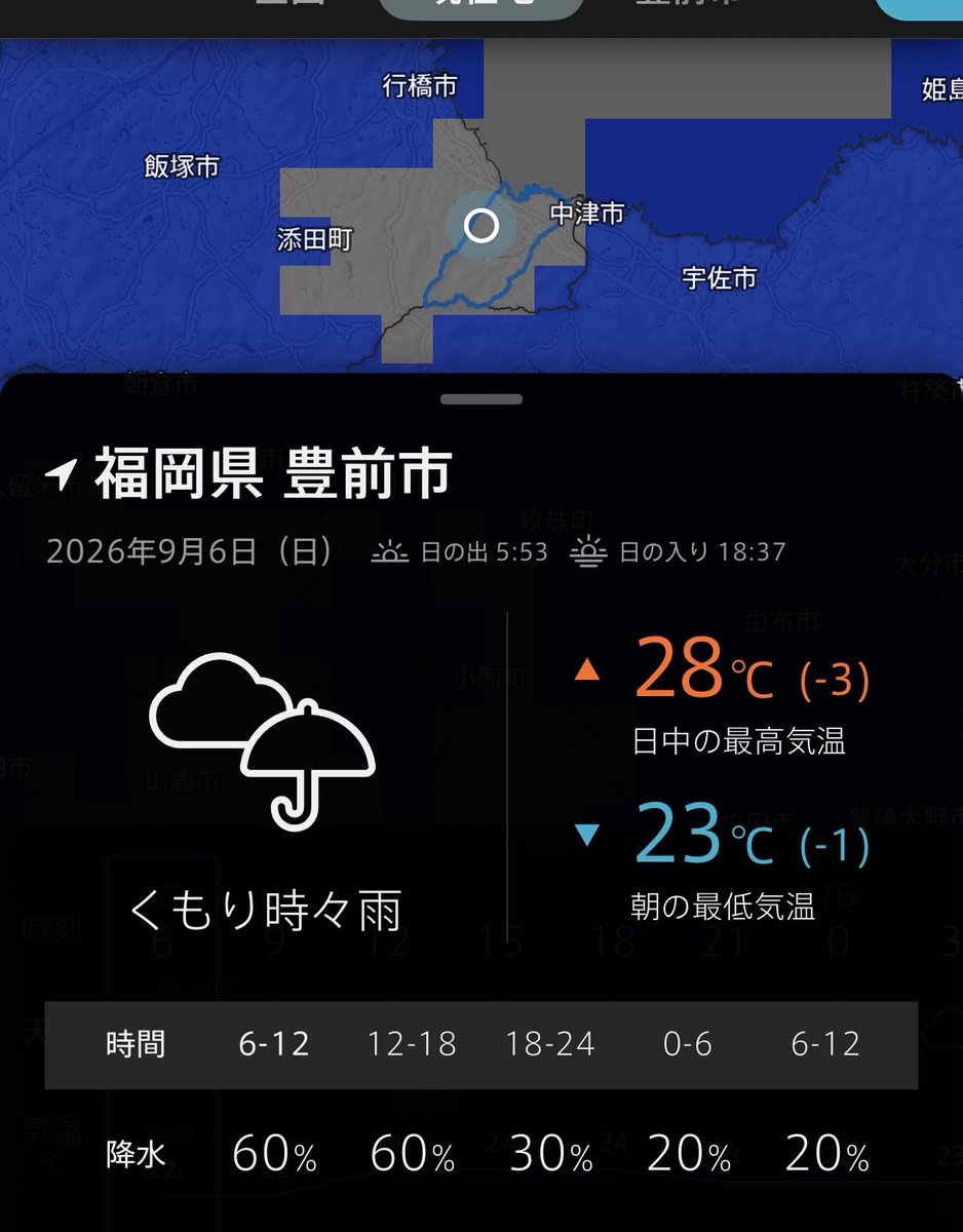 Ranmaru_sauna's tweet photo. RANMARU天気予報❣️

おはようございます　今日の朝もスッキリしない　どんよりとした天気です

いよいよ畑冷泉館今年最後の営業日をむかえこの天気予報も今年最後になります　今日までお付き合い頂きありがとうございました
また来年もよろしくお願いします🙇

＃豊前市
＃畑冷泉館
＃RANMARU天気予報 https://t.co/3U2LMfEMgk