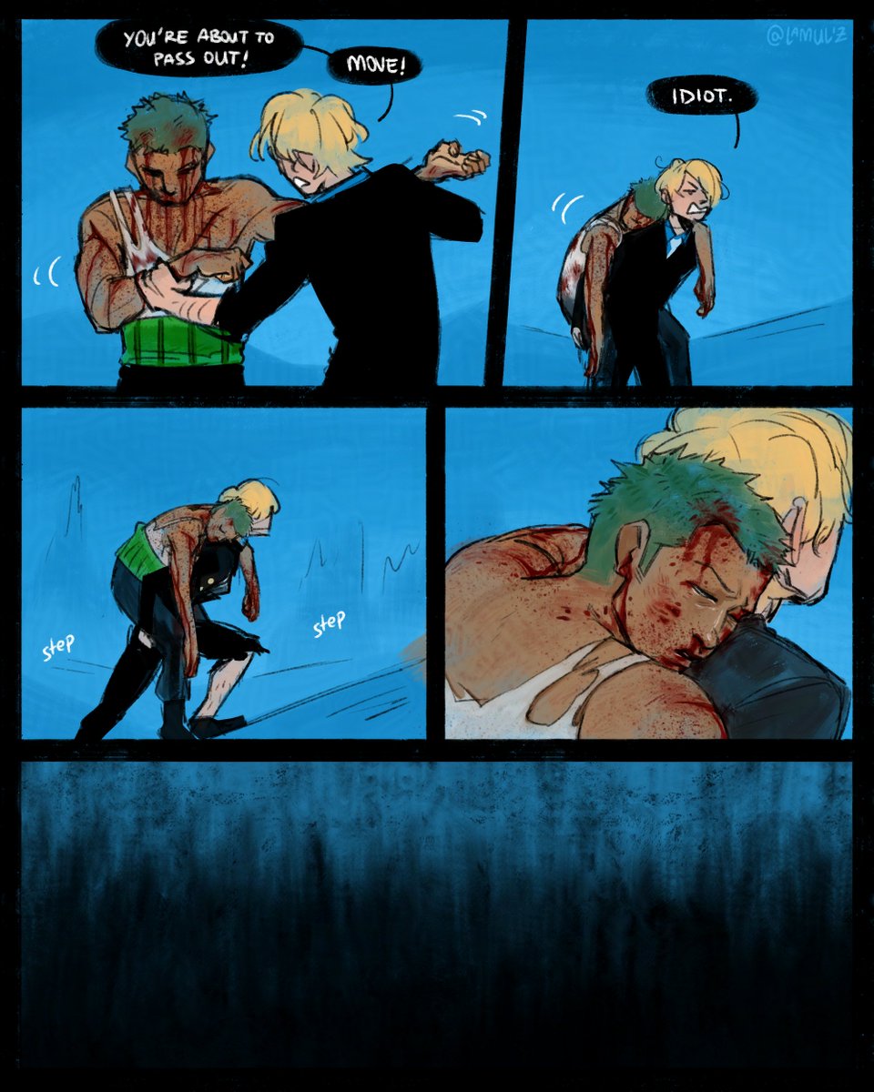 lamuliz's tweet photo. "Nothing happened." (1/2) #ONEPIECE〜 #roronoazoro https://t.co/9EJl8eHBoA