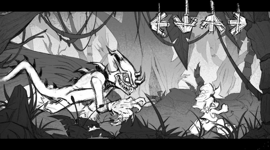 5rings_dev's tweet photo. “IT’S ON SIGHT”

Hey guys! I wanted to share a small peek into how the chameleon week is looking, as we’re wrapping stuff up for the introduction, this is one of the first of many zones that you guys will see in this song and I’m excited to share the crazier ones.
#cincovoidlings https://t.co/bEbeRk4ELE