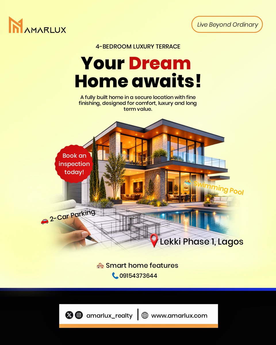 _DDesigns's tweet photo. My Submission for Day 5✨

The original design lacked information. So, I improved my version by adding a prominent CTA, and more details on the property 

How did I do?

Fingers crossed🤞 

@Niel_gem 
#10daysredesignchallenge

Before vs After https://t.co/59W2jhasJL