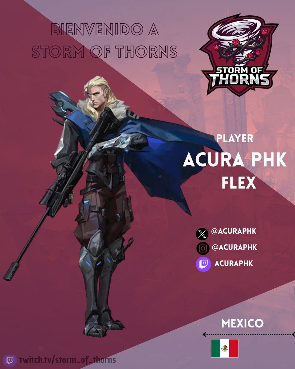 Storm_of_thorns's tweet photo. BIENVENIDO
🌩️ Donde la tormenta arrecia… 🌹 las espinas gobiernan.

Disciplina. Unión. Hambre de victoria. Somos la tormenta que no retrocede. ⚡
STORM OF THORNS 🌩️🌹 https://t.co/TLRov3nAKs