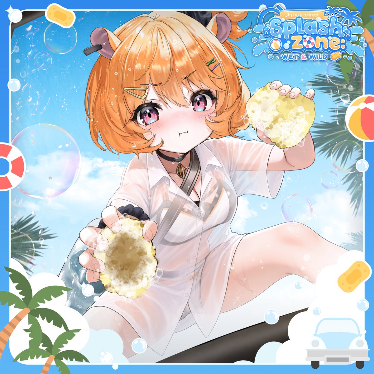 eimiisami's tweet photo. OTSU CAR WASH!! 🌞
i may be small, but im efficient o(≧口≦)o https://t.co/DLAYj96nNs