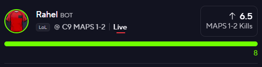 ParlaySenseiX's tweet photo. 🚨 BIG NEWS 🚨

CASH THE POTD, BUT I'M ALSO WORKING ON AN eSPORTS MODEL (@PropDojo ). IT HAD RAHEL PROJECTED FOR 8.4 KILLS, AND HE ENDED WITH 8. https://t.co/IObm7C8cdN