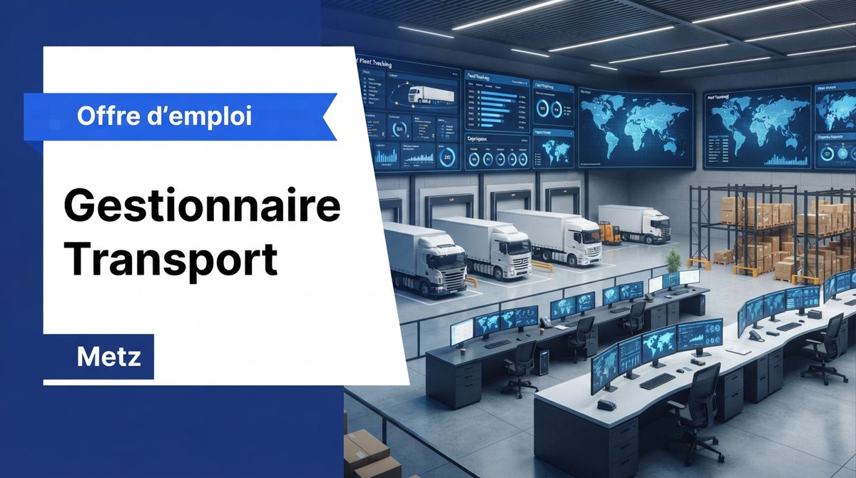 elvoriarh's tweet photo. 🔴 Offre d’emploi à Metz
Poste : Gestionnaire de Transport et Logistique (H/F) – CDI
Secteur : Logistique, Transport & Supply Chain
Postulez directement :
https://t.co/myzb2uY9me
#Emploi #Metz #GestionnaireTransport #Logistique #BacPlus2 #Moselle #GrandEst #CDI #Recrutement https://t.co/0TvShm9M3u