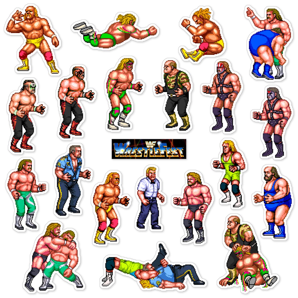 JoypadLadShop's tweet photo. Who needs some WWF WrestleFest stickers or magnets?
https://t.co/AaeVQIFxW6 https://t.co/3BjYiVEM4U