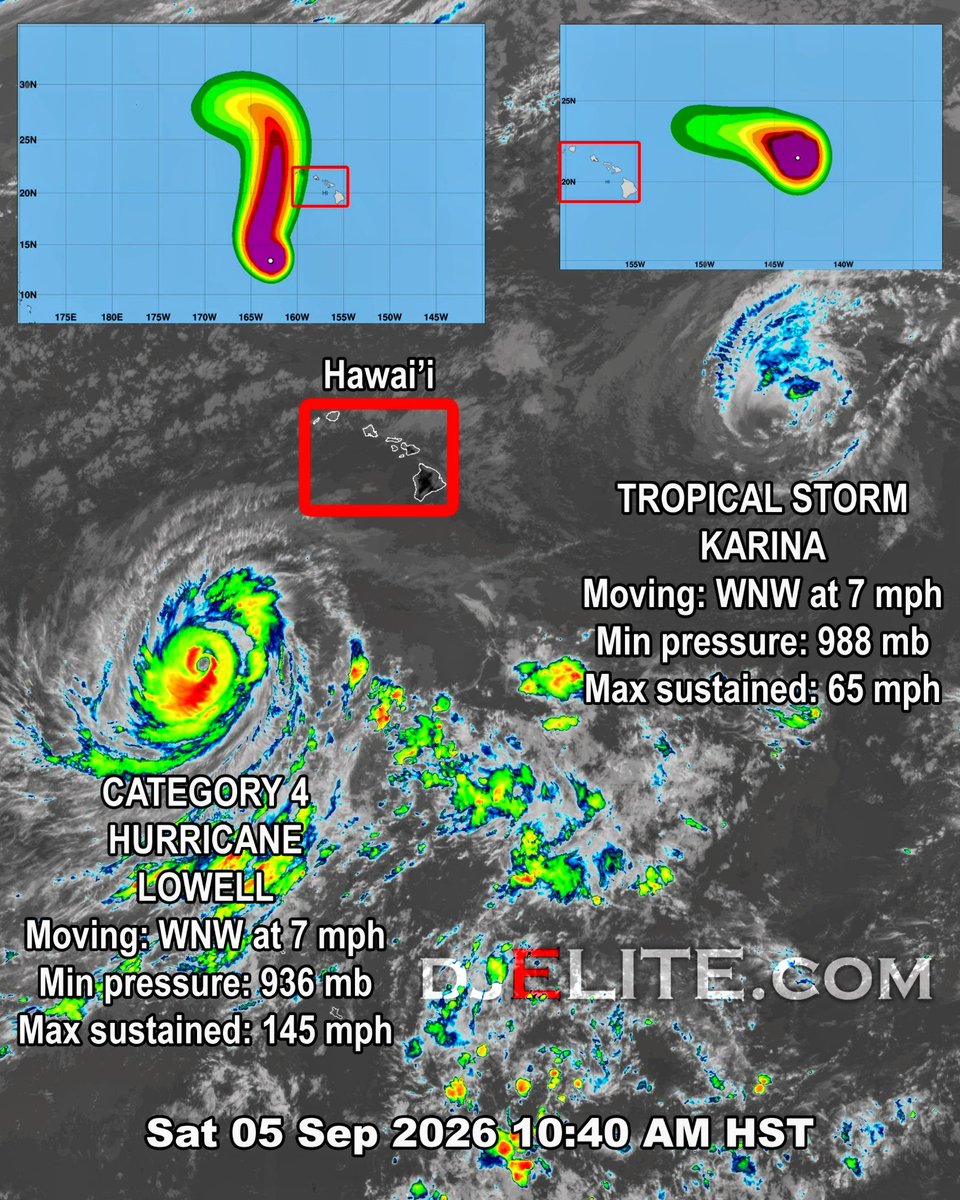 theREALdjELITE's tweet photo. #weather #hawaii #storm #pacific #update https://t.co/klosLjCL7e