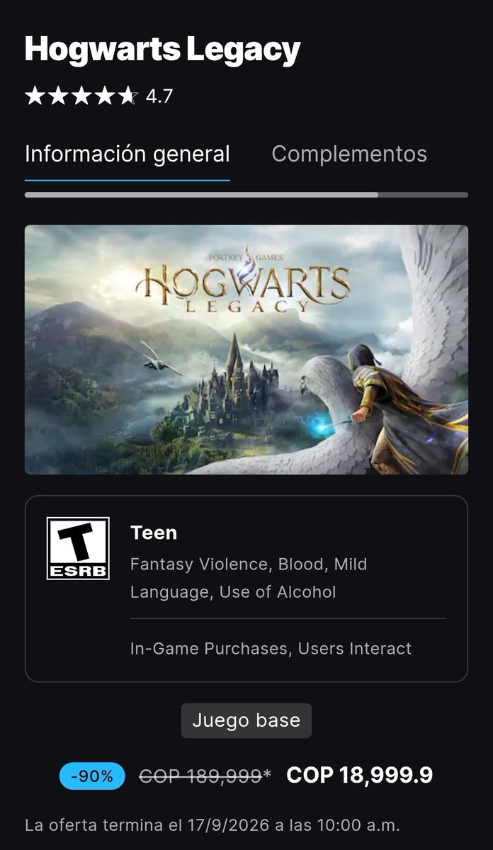jonatan__lw's tweet photo. Esta en @EpicGames con el 90% de descuento hasta el 17 👏👏👏👏 https://t.co/MJUDkL6X4U