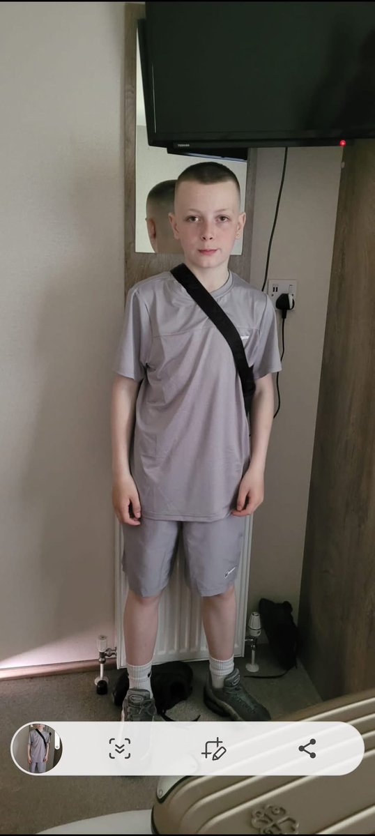 Craig18497112's tweet photo. HELP NEEDED GLASGOW

HAVE YOU SEEN HIM ??

Hi just to see if anybody about glasgow see this boy  cody could you please phone police as he left bellshiil at half 10 last night with a girl pal Sophie cody is 12  he's thin  with dark short hair had a black bergos tracky on and black blue 95s he's got on train at 10.30 last night and hasn't came home he's went to Glasgow with a girl Sophie and she is 16 so please if anybody sees them let me no or phone police thanks a phoned police at  10.30 last night as was out looking for him and nobody has seem him since worked sick thank you

https://t.co/p0qTIUbdSv