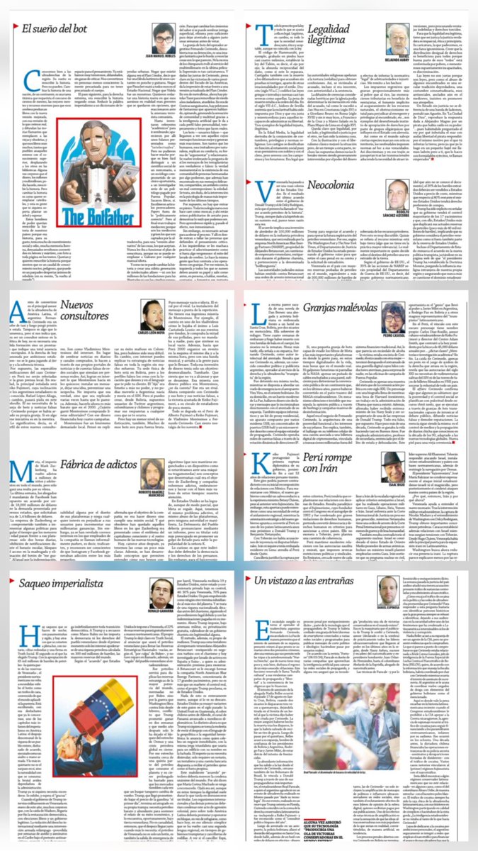 ensustrece's tweet photo. Las columnas de opinión en todas las ediciones de #Hildebrandt @ensustrece. Pueden leerlas aquí: https://t.co/E0iPjXkusg https://t.co/O0i6cOGhks
