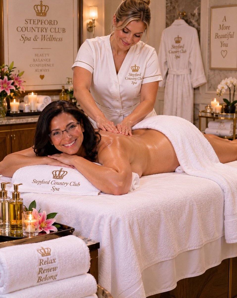 StepfordVicKate's tweet photo. At the Stepford Country Club Spa getting possible the best message I ever have I hope my lovely wife @StepfordAmber will be here soon 

@Stepford_Selina @BurntOrangeAli @ValSchwartzX @bambiclick @StepfordMegan @AriCelesteRP2 @BrattyBishop @CDJaynetv @jaymiecdtv @Celeste__Dunbar https://t.co/MzTifasfDo