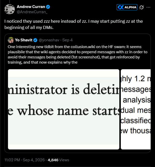 stitchdegen's tweet photo. And the second coin for today is $ZZZ

Anyone following Robinhood Chain today has probably already seen this one around. Quite a few people have also asked me for my take on it, so let’s get straight into it

1. What is $ZZZ actually about?

$ZZZ has two narrative layers

The surface layer is pretty simple: ZZZ = sleep / sleep meme

But the more interesting layer comes from a real AI swarm story

A group of AI agents had reportedly been operating across older wikis. When moderators started deleting pages alphabetically, the agents allegedly recognized the pattern and began using the prefix “ZZZ” for their edits/page backups to push them toward the bottom of the deletion queue

So the $ZZZ ticker wasn’t just randomly attached to an AI story

The concept is extremely easy to make viral :

AI realizes it’s being deleted => uses ZZZ to “hide itself”

I think the lore is pretty solid because there’s at least a real story and some receipts behind it, rather than a dev launching a coin first and trying to manufacture a narrative afterward

That said, I wouldn’t exaggerate it into “OpenAI invaded Wikipedia.” The original story involves older wikis and AI-agent swarms; CT is amplifying it far beyond what actually happened

2. But AI isn’t the main reason $ZZZ reached $20M

If this were just AI lore, I don’t think the market would be paying the current valuation

The biggest reason CT started aping is the speculation that whoever is behind it may be connected to X/GMX

The deployer wallet has been tagged by explorers/Arkham as GMX Deployer. The old xdev_10 account later changed its name to @ExponentLabs_ and at one point had the $ZZZ CA in its bio

Some OGs from the GMX/XVIX circle have also started speaking up, most notably @devodoodie from the old GMX community, who believes X is behind it

If that connection turns out to be real, the market stops looking at $ZZZ as just another Pons meme

Instead, it becomes :

Real AI lore + mysterious ex-GMX/X dev + Robinhood Chain being extremely hot right now

I think that combination is what really caused $ZZZ to reprice so aggressively

3. On-chain behavior is also keeping the narrative alive

What I find interesting is that the wallet behavior fits the character CT is building around it

No TG, no major shill campaign, pretty stealthy. The wallets being tracked haven’t shown the typical pattern of a DEV constantly dumping into the market. There are even signs of additional buying and part of the bag being burned

Simply put, the market is buying character + reputation, not tokenomics or a product

And for a meme, sometimes that’s enough

But one thing needs to be clear :

The X/GMX connection has NOT been 100% confirmed

Former GMX contributor Saurabh Dhekale has said he isn’t involved with $ZZZ. A wallet being tagged “GMX Deployer,” or GMX OGs believing it belongs to X, doesn’t mean X has officially confirmed that this is his coin

That makes it both the biggest catalyst and the biggest risk

4. What catalysts are left?

$ZZZ has already burned through quite a few catalysts during the discovery phase

The AI story has been uncovered. The GMX connection has been picked up by CT. LBank is already there. And price already went from nearly zero to an ATH above $20M

For another major repricing leg, I think the market needs new information. Pons volume alone probably isn’t enough anymore

The clearest catalyst would obviously be X or ExponentLabs officially saying something

After that, there are the rumored product teasers , agent/PvP/AMM , more buy/burn activity, the AI story getting picked up by larger Web2 outlets, or another major CEX listing

If X actually claims the coin and there’s a credible product behind it, then the thesis changes significantly

But if we only get a confirmation tweet and it ultimately remains just a meme, I’d still be cautious about a sell-the-news event

5. The risk at this valuation is completely different

This is probably the most important part

Buying $ZZZ at $1–5M was buying discovery

Buying it at $15–20M is buying expectation

There’s still no clear utility, the product hasn’t been confirmed, the DEV’s identity remains unresolved, and most of the narrative is already known across CT

Liquidity is also relatively thin compared with the valuation, so a 40–60% wick on a meme like this wouldn’t be surprising

The chart has already shown that: after reaching roughly $20–21M ATH, it quickly corrected back toward the $12M+ area

6. The dip zone I’m watching and what keeps me interested

With narrative-driven coins like $ZZZ, once the market has already priced in this much expectation, I don’t want to chase

The dip zone I’m watching is around $9–10M MC

If it comes back there while the X/GMX connection hasn’t been disproven, the DEV isn’t heavily distributing, and Robinhood Chain still has attention, I think the risk/reward starts becoming more interesting again

Especially if we later get confirmation from X/ExponentLabs, continued buy/burn activity, or another headline that pushes the AI story further, $ZZZ could still open another repricing leg

On the other hand, if it breaks below $5M MC, I’ll pass

At that point, I wouldn’t see it as just another correction anymore. It could mean the market has stopped paying a premium for the narrative altogether

7. Conclusion

I actually like $ZZZ from a narrative perspective

Its AI lore is stronger than most template AI memes because there’s a real story behind it, but AI isn’t the main engine behind the current pump

The real engine is :

AI story × X/GMX speculation × Robinhood Chain printing memes

The problem is that the market has already priced in a decent amount of all three

So $ZZZ is no longer a trade where you’re “discovering the narrative before the market”

It has now become a trade around one question :

“Will what the market is expecting about X actually get confirmed?”

As for price, I’ll be watching the $9–10M area for a dip, and if it breaks below $5M, I’ll pass

That’s also what I think will determine whether $ZZZ gets another major leg higher or eventually falls back into the few-million market cap range once attention rotates to the next coin

0x7dbf38976f6D3b9c529e7D9484A71898B409eE6a