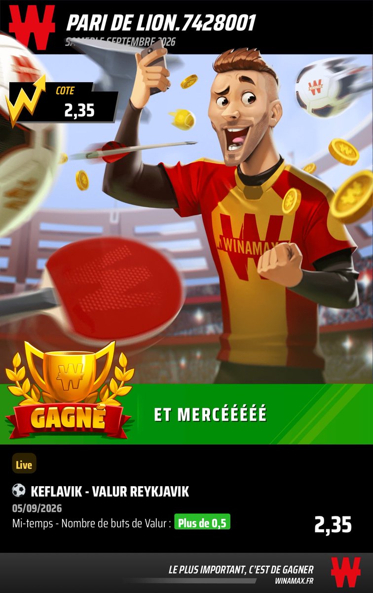 Hesslens's tweet photo. @VikNewCompte alors la un coup de maître !! Il a pas lâché et nous a régalé !! ✅✅❤️ https://t.co/2HnqGVhPmm