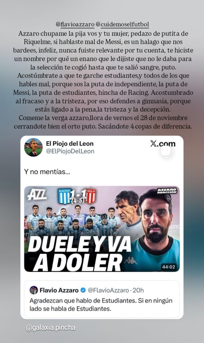 lalogilll_'s tweet photo. @FlavioAzzaro @CuidemoselF_ 
Chupame la verga azzaro https://t.co/fR3SfTTtlP