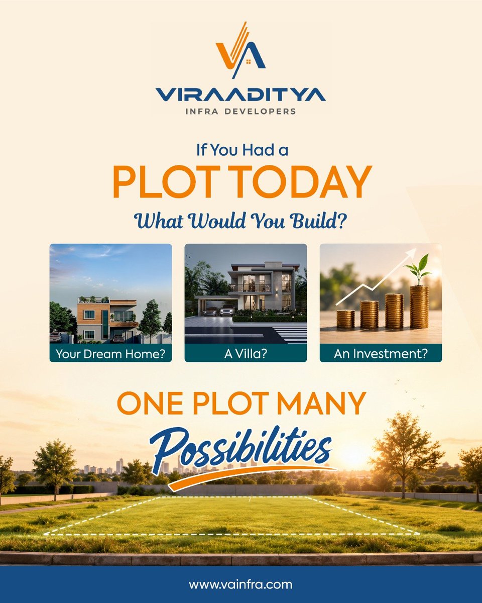 ChariRealty's tweet photo. Every dream home starts
#NandigamaElite #ViraadityaInfra #PlotInvestment #HyderabadRealEstate #dreamhome #viraadityadevelopers #viraadityagroup #nandigamaelite #shamshabadbullettrain #viraadityainfradevelopers #charirealtygroup #vainfra #rajeshwarchari #hmdaplots #Viraaditya https://t.co/xvAs4HJx9B