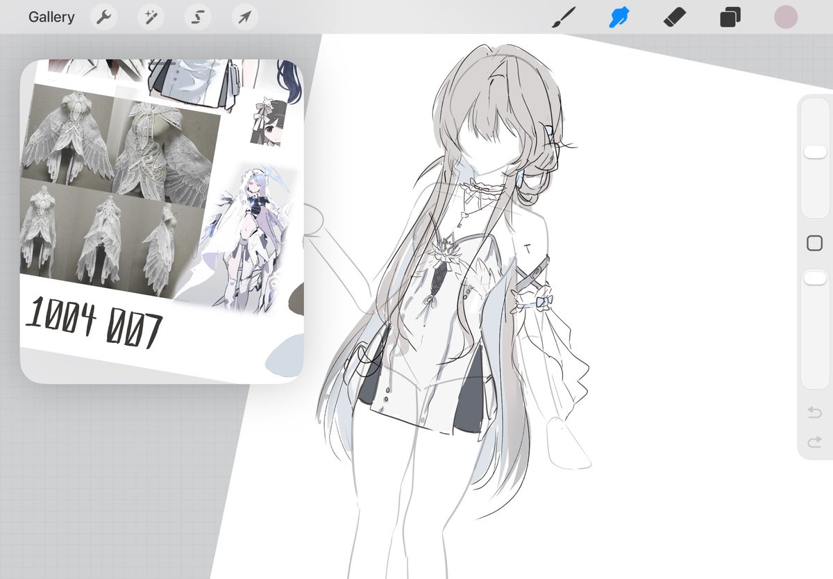 ansdeavor's tweet photo. Osmanthus oolong milk tea from chahalo is so good—I’m literally addicted (つ﹏<。)

Also here is an oc wip! Sketching before I begin line art ！ https://t.co/kC78AbYe4t