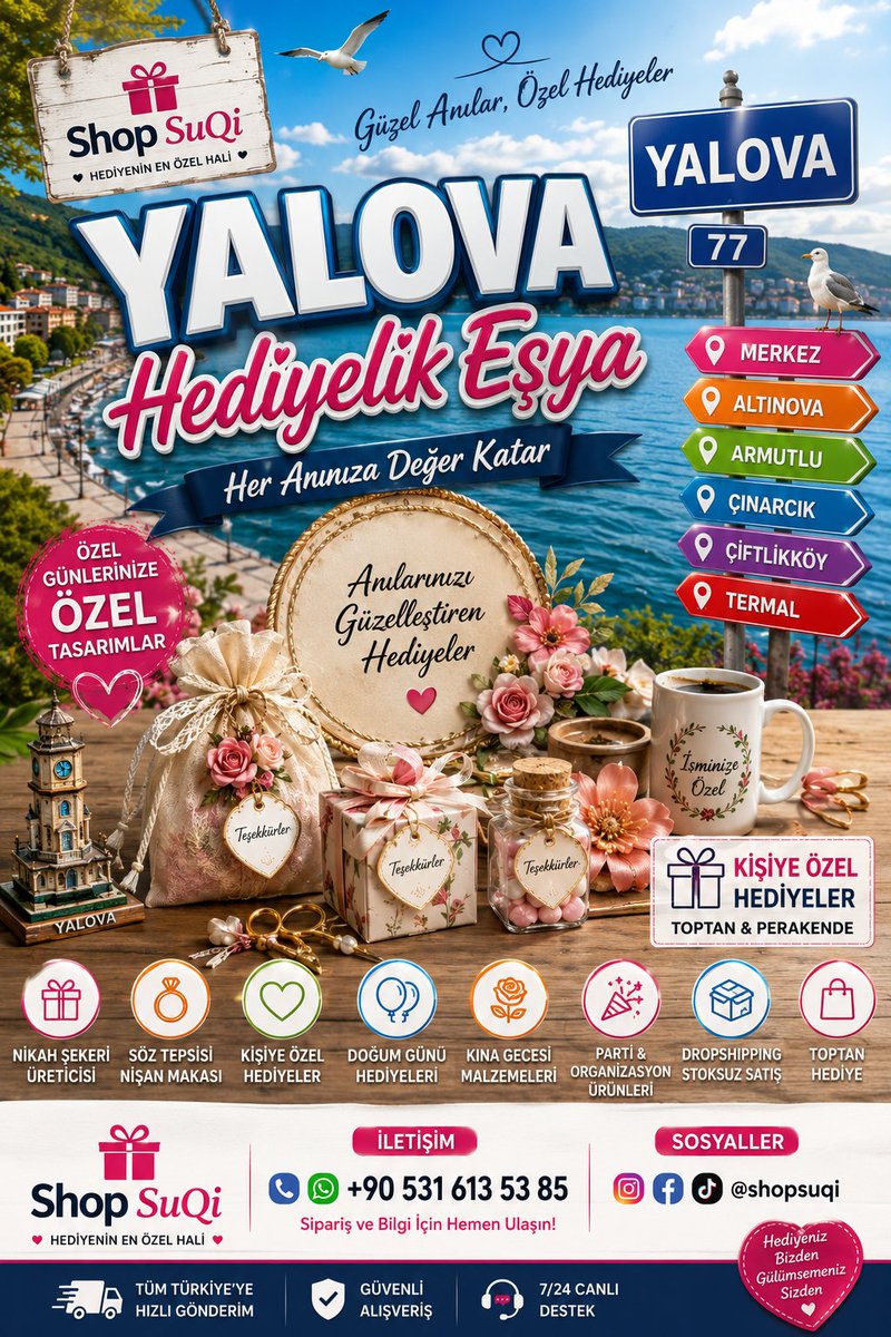 ShopSuqi's tweet photo. Yalova Hediye Mağazası https://t.co/SWJaNwpL5X