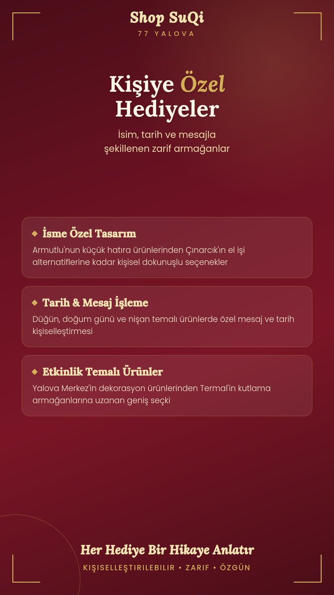 ShopSuqi's tweet photo. Yalova Hediyelik Eşya Mağazası https://t.co/ZX1y6olAKI