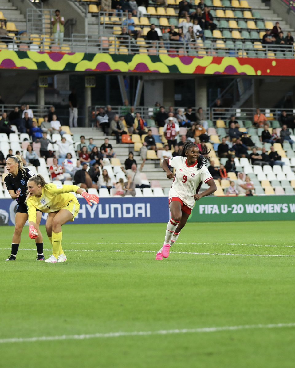 CANWNT's tweet photo. Making her mark in our tournament opener 😤

🇨🇦 1-0 🏴󠁧󠁢󠁥󠁮󠁧󠁿 
#CANW20 https://t.co/kMOrdNxlkI