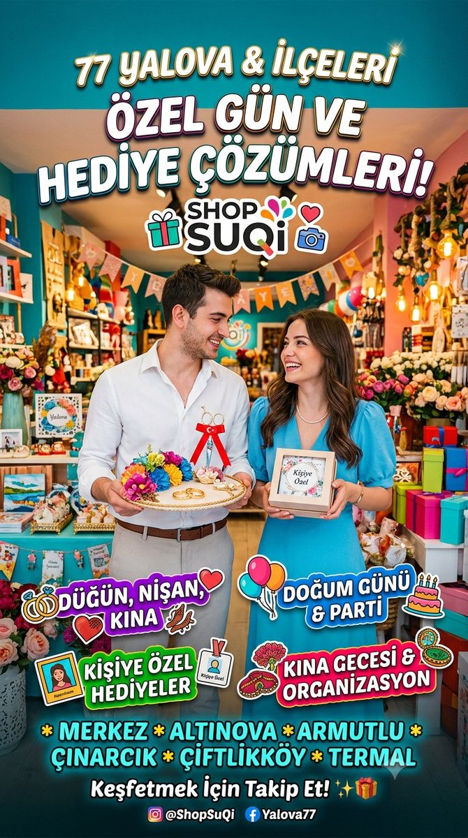 ShopSuqi's tweet photo. Yalova'nın Hediyeler ve Hediyelik Eşyalar Üreten Mağazasıdır Shop SuQi. 
#hediye
#hediyelik
#nikahşekeri
#kınamalzemesi
#yalova
#organizasyon
#hediyefikirleri
#öneriler
#hediyeler
#hediyelikeşya https://t.co/MYJI2iILDx