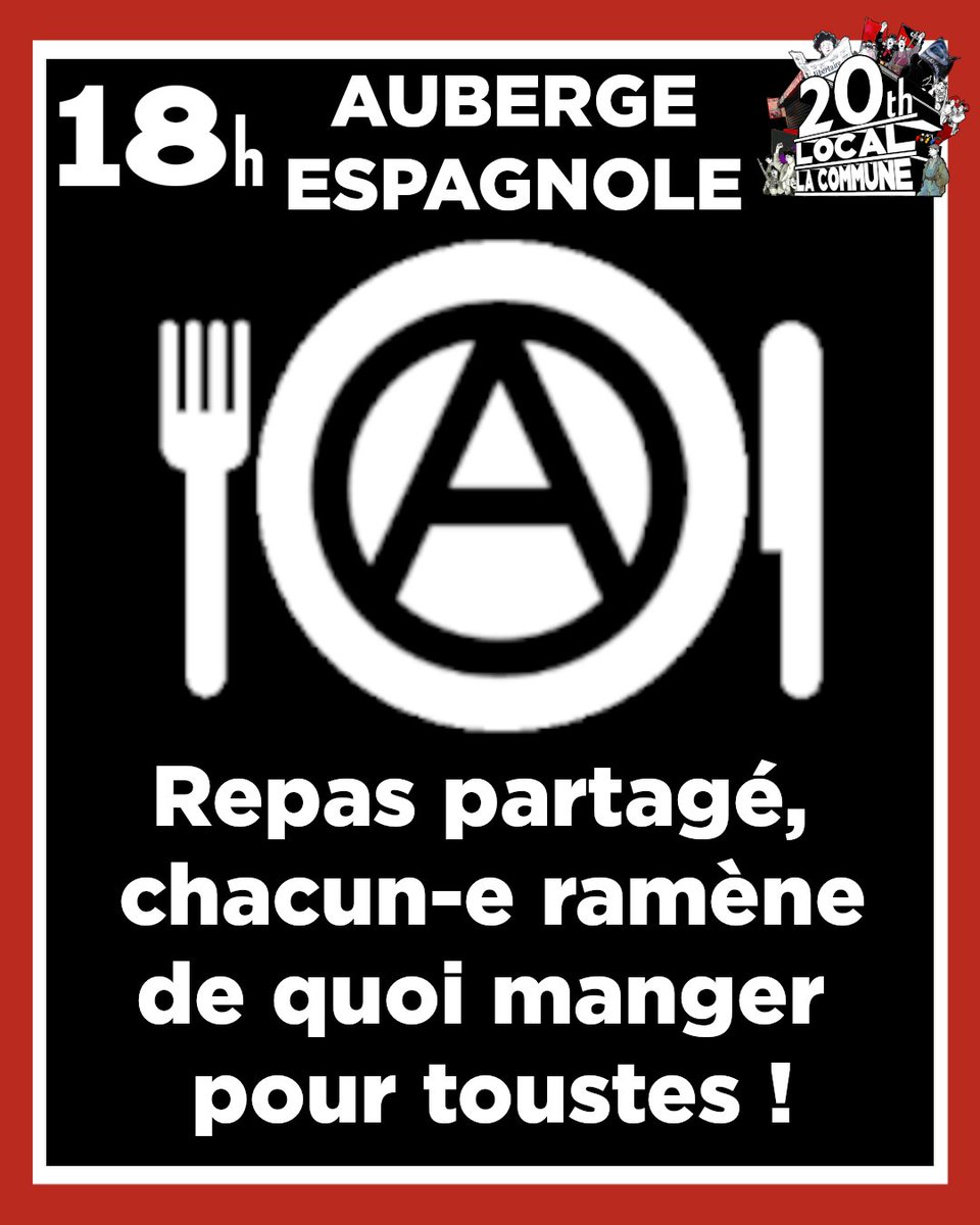LoganLutin's tweet photo. Le Local Rennais de la Fédération Anarchiste fête ses 20 ans, au programme une discussion, une exposition, un repas et le soir Concert ! https://t.co/5A4Ut9jvNd