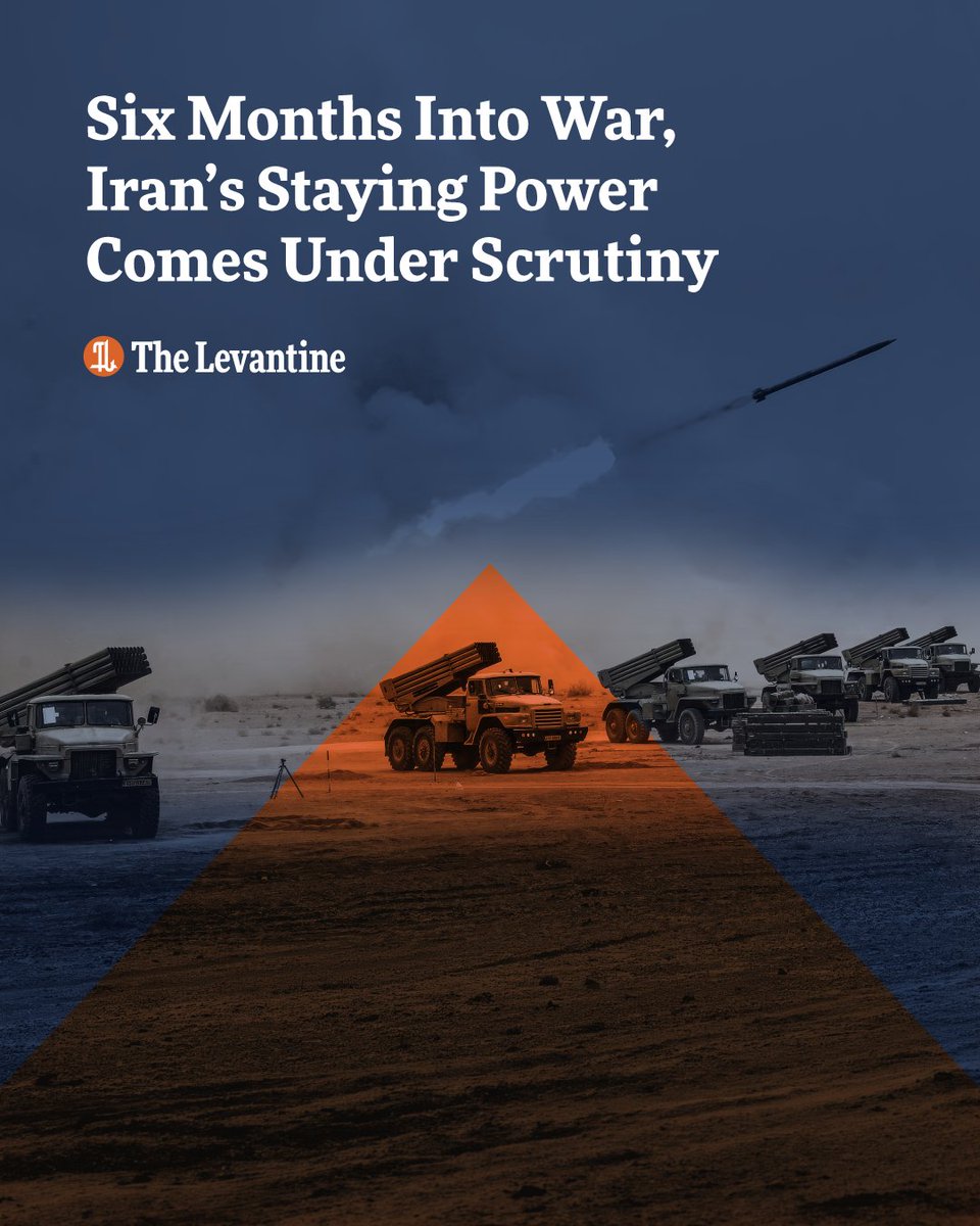 levantinereport's tweet photo. Six months into the war, Iran can still mount large missile and drone attacks despite a sharply reduced firing tempo. CENTCOM called the September 1–2 barrage the largest since April; Washington says its response destroyed rebuilt Iranian equipment near Hormuz.

Iran retains substantial underground infrastructure and uses the Strait as leverage, but its economy is absorbing severe damage. Iranian officials put losses near $270 billion, while the rial has weakened and food prices have surged. The contest is now endurance against attrition.

Read the full analysis on The Levantine.