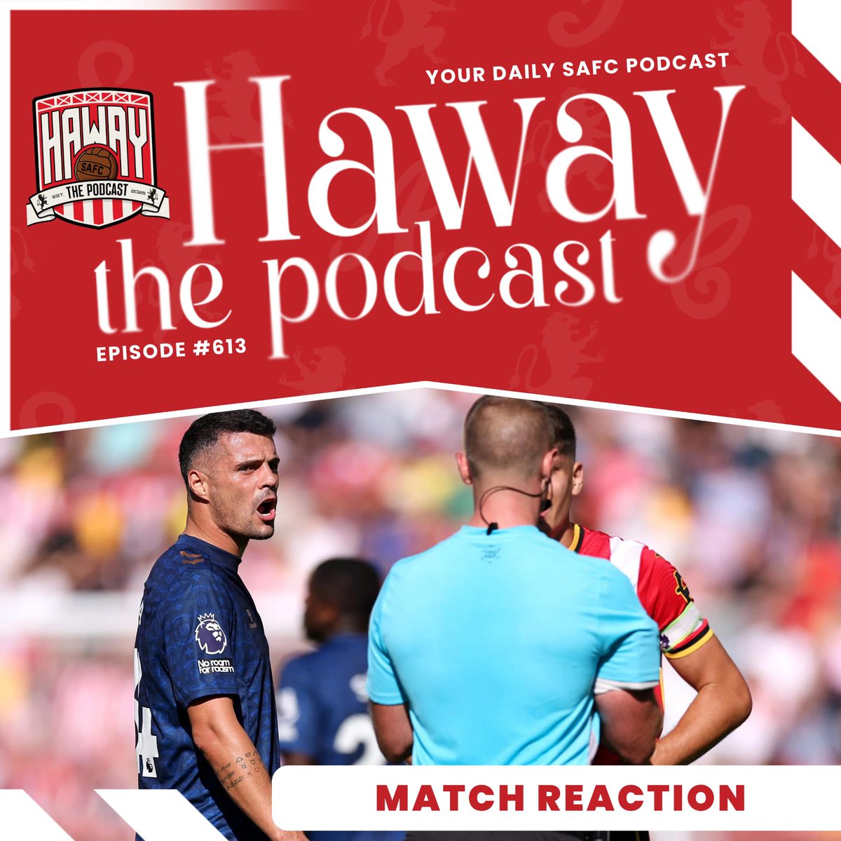 RokerReport's tweet photo. 𝗛𝗔𝗪𝗔𝗬 𝗧𝗛𝗘 𝗣𝗢𝗗𝗖𝗔𝗦𝗧 🎙️

🔺 BRENTFORD REACTION 🔺

Join the Lads as they chat at full time following Sunderland’s spirited performance in London!

APPLE: https://t.co/9ao41UwTFr
SPOTIFY: https://t.co/SZDv8eMJZ7
YOUTUBE: https://t.co/78di8cm4x0

#SAFC ❤️🤍 https://t.co/oyYx1g5fgs