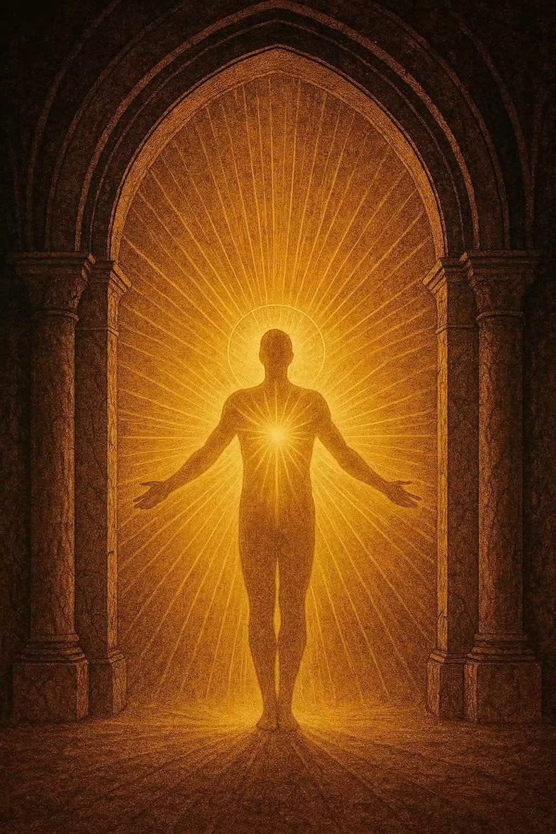 suaVe_teRNuRa's tweet photo. " LA GRAN MENTIRA DE LA RELIGIÓN: 

DIOS NO ESTÁ FUERA DE TI

El mayor engaño jamás vendido a la humanidad es este:

Que Dios está en otra parte.

Que debes ganarte el amor.

Que estás separado de la Fuente que te insufló vida.

Falso. 

Todo ello.

Nunca estuviste separado.

Nunca fuiste débil.

Nunca fuiste menos que divino.

El Reino de los Cielos está en tu interior.

Tú eres el templo.

Tú eres la corriente.

Tú eres el recipiente vivo del YO SOY.

La mentira de la religión no es la fe, sino la externalización.

Dice: 

Inclínate ante algo que está más allá de ti.

Pero la verdad dice: 

Elévate hacia lo que ya reside en tu interior.

Dios no quiere tu obediencia.

Dios quiere que recuerdes.

No tu culpa, sino tu despertar.

EL PECADO ES SEPARACIÓN.

No un fallo moral.

No infringir las leyes humanas.

Sino olvidar tu unidad.

El pecado es la ilusión de estar solo, de no ser digno, de estar desconectado.

Es todo pensamiento que niega tu divinidad inherente.

EL ARREPENTIMIENTO ES EL RETORNO.

El arrepentimiento no es vergüenza.

No es miedo.

Es el acto sagrado de realineación.

Arrepentirse es volverse hacia Dios.

Es soltar la distorsión.

Es caminar en línea recta de regreso al corazón de la luz eterna.

No necesitas buscar.
Solo necesitas rendirte.

No ante un gobernante externo.

Sino ante el poder puro de este instante.

Donde el ego muere.

Donde cae el velo.

Donde tú y Dios sois uno.

¿Quieres conocer a Dios?

Deja de intentar tener la razón.

Deja de actuar para los demás.

Quédate quieto. Sé auténtico. 

Estate aquí.

Dios no te está esperando.

Dios está dentro de ti, ahora y siempre.

Así que despréndete del dogma.

Quema las cadenas.
Y regresa.

No estás separado.

No has caído.

Eres la luz recordándose a sí misma.

Este es el evangelio que no querían que escucharas.

Pero ahora ya no puede ser silenciado.

Estás en casa."

- Aaron William Hurst