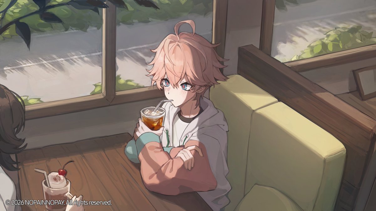 NoPain_NoPay's tweet photo. Hibaki Oozora — A kind-hearted man often mistaken for being younger than he is… but what does he look like after transforming? 

#datingsim #otome #indiegame https://t.co/7PruJVNJfF