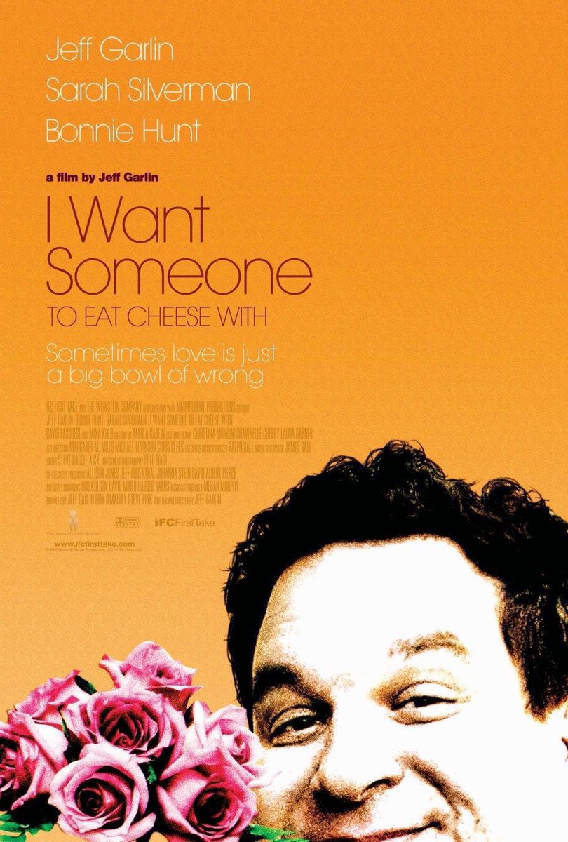 FilmNewsNos's tweet photo. 🎬MOVIE HISTORY: 19 years ago today, September 5, 2007, the movie ‘I Want Someone to Eat Cheese With’ opened in theaters!
#JeffGarlin #SarahSilverman #BonnieHunt #AmySedaris #DavidPasquesi #MinaKolb @kingoftrace #JoeySlotnick #RichardKind #ElleFanning #GinaGershon https://t.co/Q9SdKgK15l