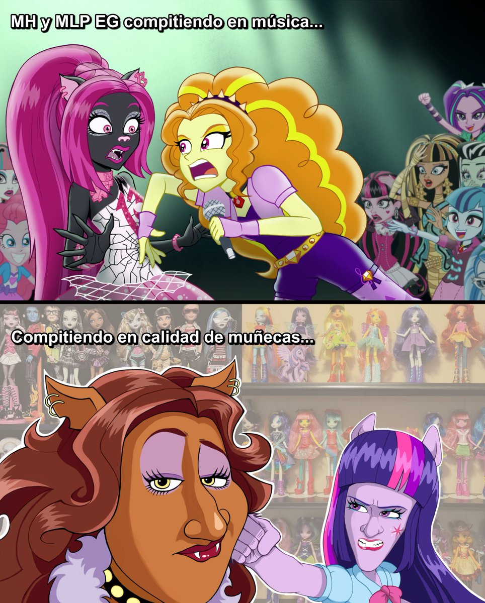 JesziRp's tweet photo. #MonsterHigh #MyLittlePony https://t.co/AKacNSHacP