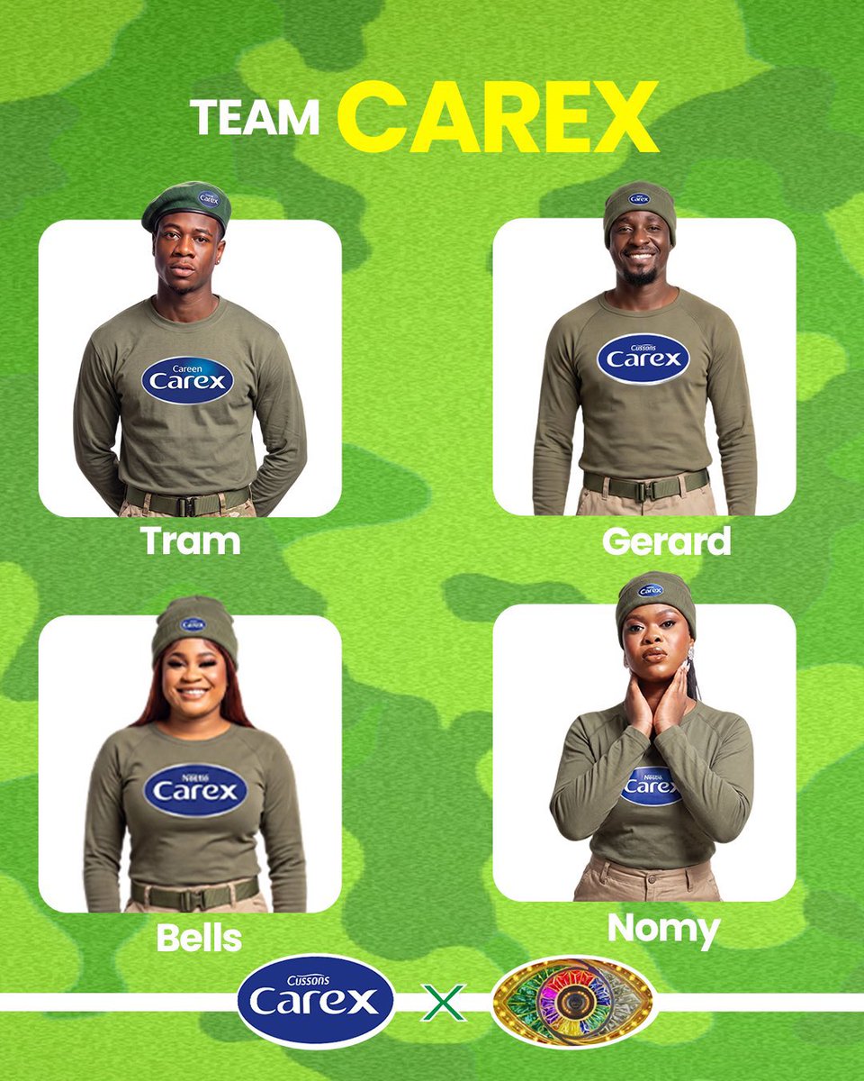 Trammani9's tweet photo. Get in jhoorrr💃💃💃💃💃
Congratulations to Tram and his teammates for winning the @carexng task👏👏👏

#Tram #BBNaija https://t.co/wje9EXh5Ec