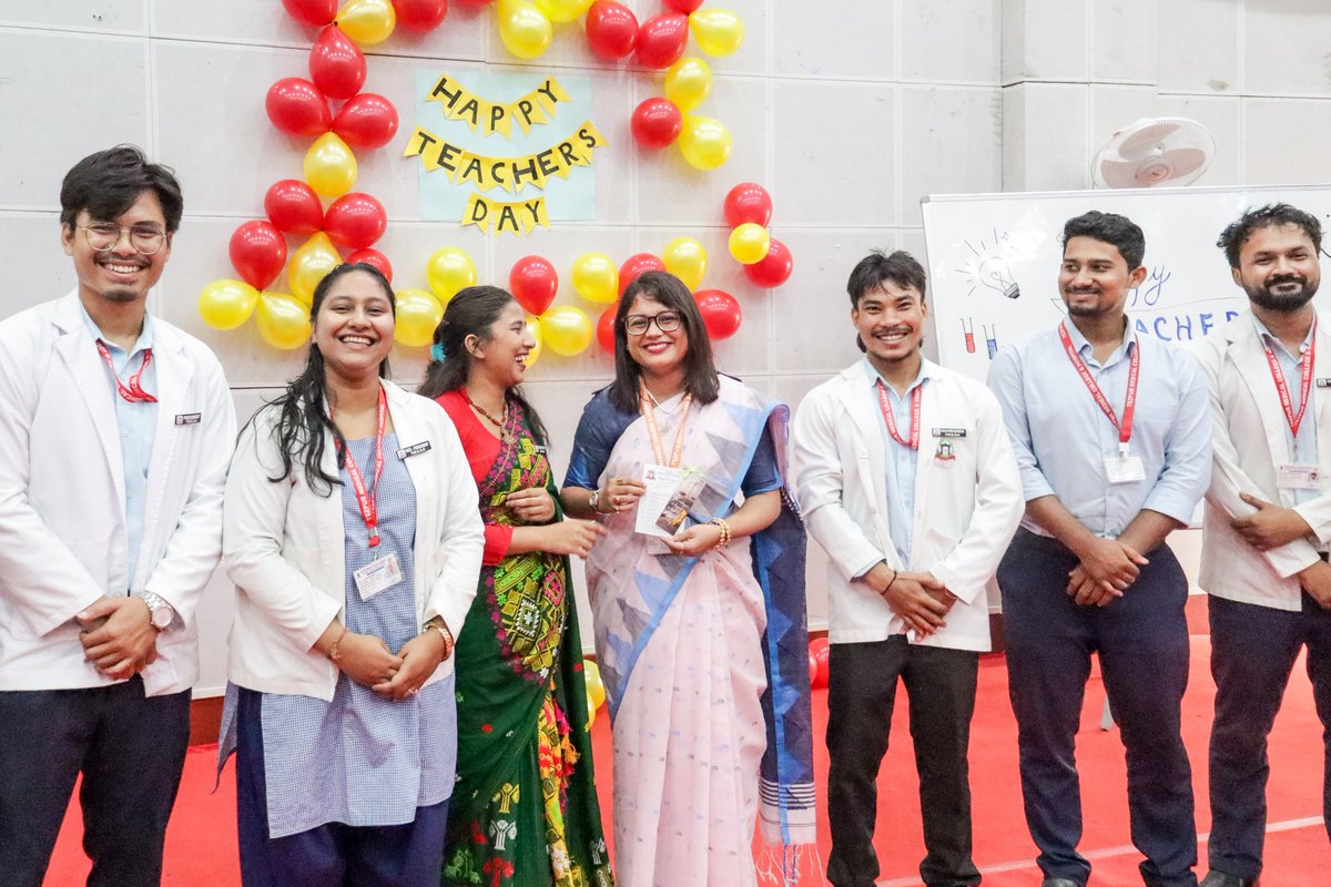 mch_tezpur's tweet photo. Some glimpses from the Teachers’ Day celebration at Tezpur Medical College & Hospital, a heartfelt celebration of the teachers who inspire, mentor and shape the next generation of healthcare professionals. 🩺📚
#TeachersDay #TMCH #MedicalEducation https://t.co/biFkvIOwj0