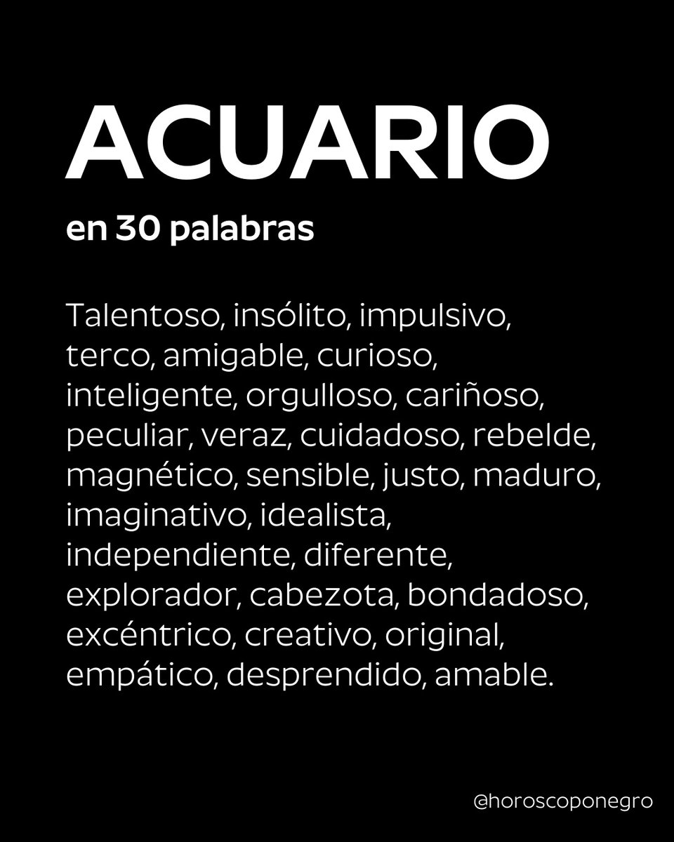 acuario_hn's tweet photo. La esencia de Acuario en 30 palabras ✨🔮 https://t.co/Ra8AQtuUKb