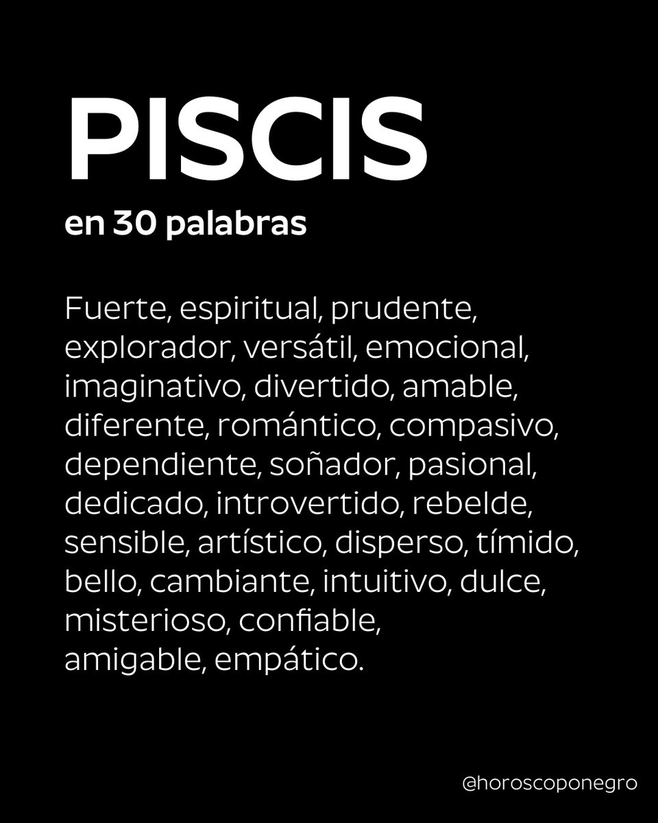 piscis_hn's tweet photo. La esencia de Piscis en 30 palabras ✨🔮 https://t.co/A7Tb6DWZTk
