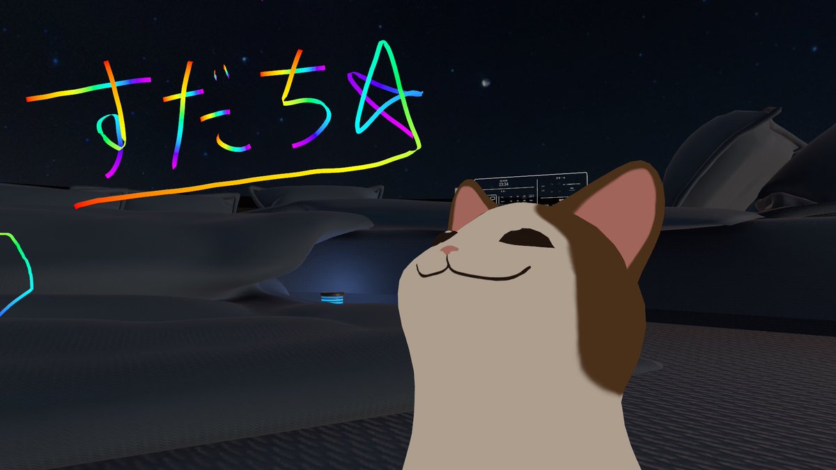 sd_ci6's tweet photo. フレンドが似顔絵書いてくれた(◜ᴗ◝ )
VRだとペン使いやすそうで羨ましい… https://t.co/k9xMVQrl5y