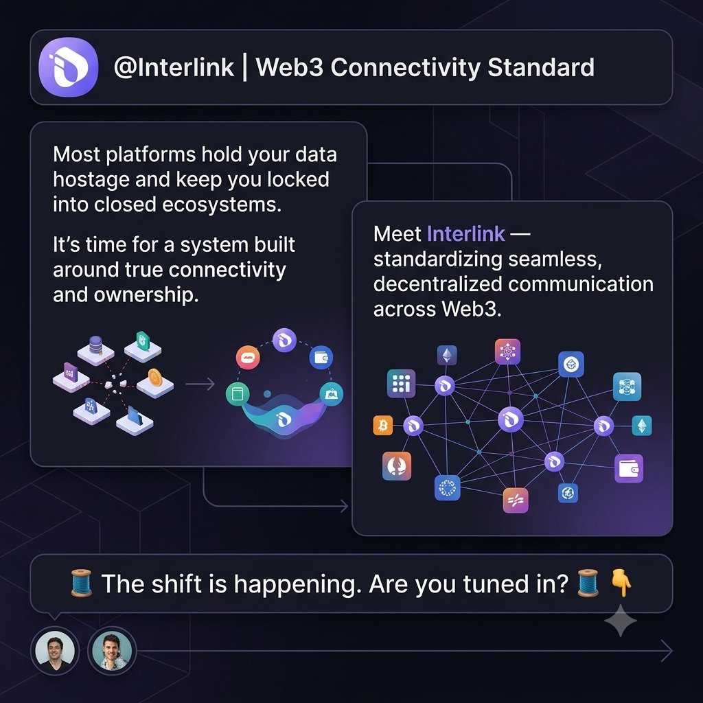 quadri_idris's tweet photo. Most platforms hold your data hostage and keep you locked into closed ecosystems. It’s time for a system built around true connectivity andownership.
​Meet @Interlink — standardizing seamless, decentralized communication across Web3.
​#ITERLINK#ITLG#ITL. https://t.co/u0S9G8DoPx