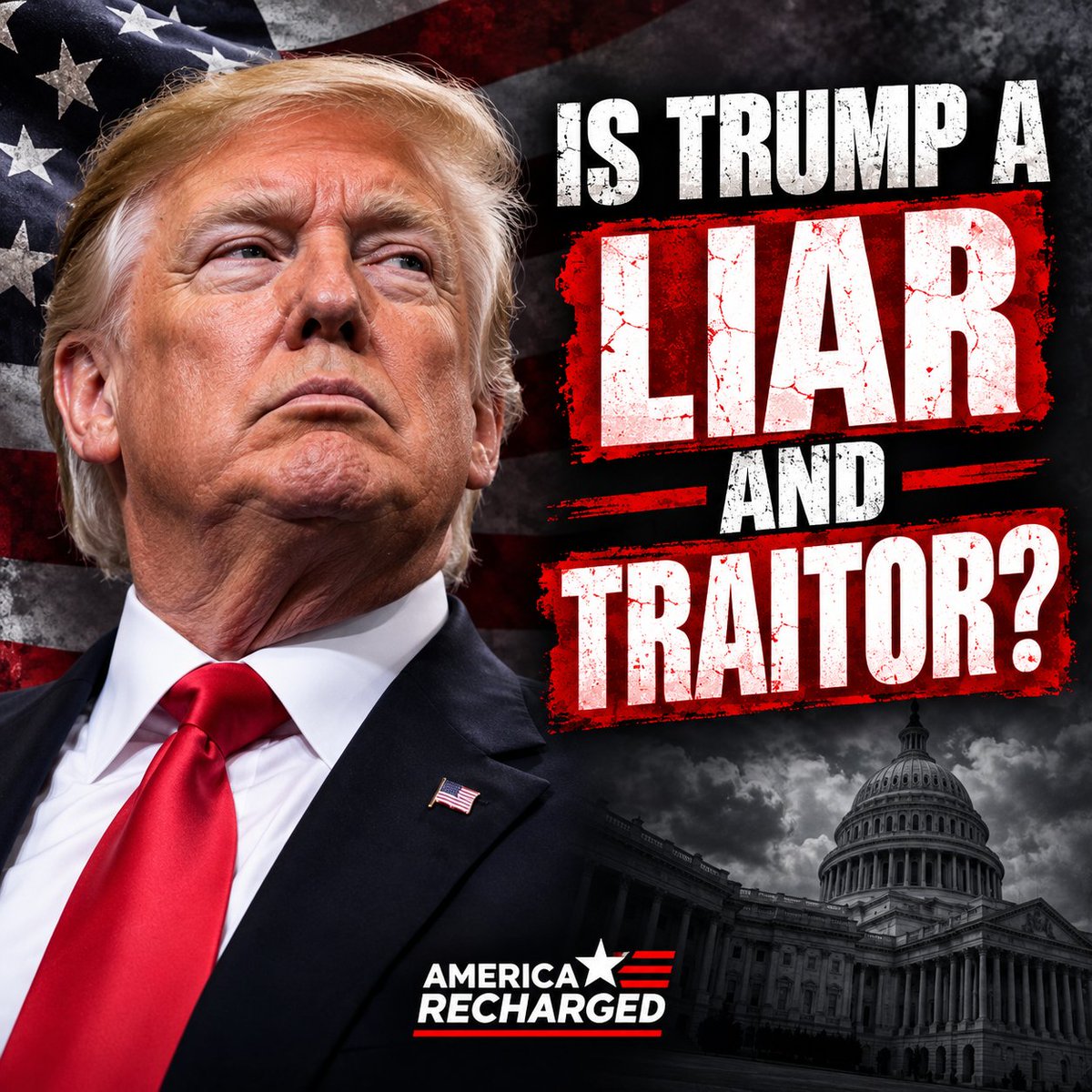RT by @mikenov: RT by @mikenov: Hello Americans 🇺🇲🇺🇲 Do you think your President Trump is a liar and traitor?? A) Yes 🟢 B) No 🔴