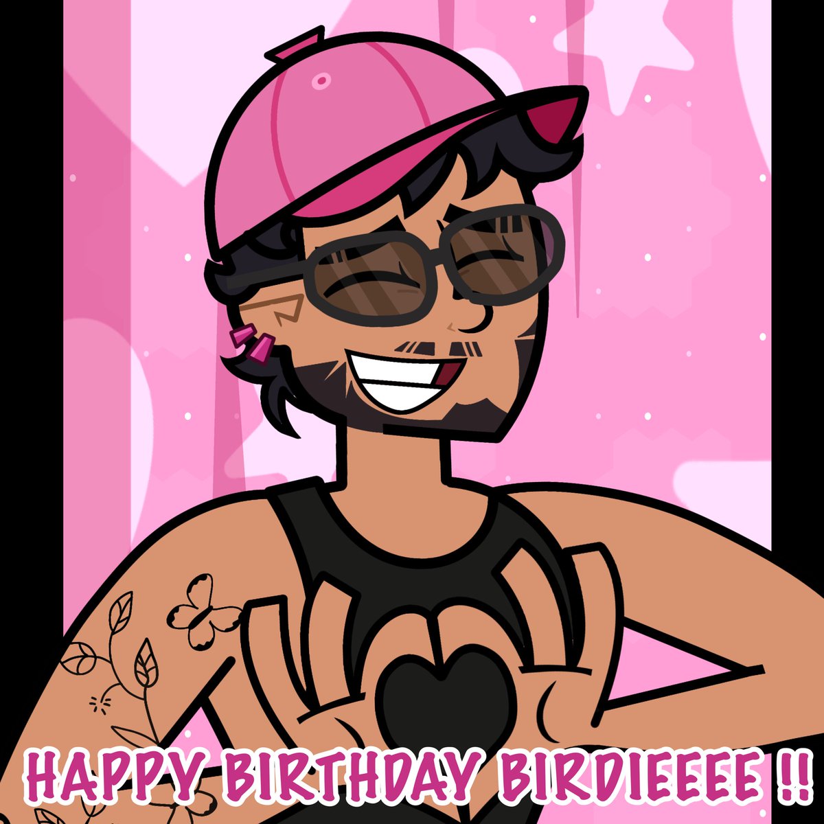 barbmalice's tweet photo. @JakesSadBird happy birthday birdie!! thanks for giving so much to this fandom! 💖💕 https://t.co/c57bYfYzB9