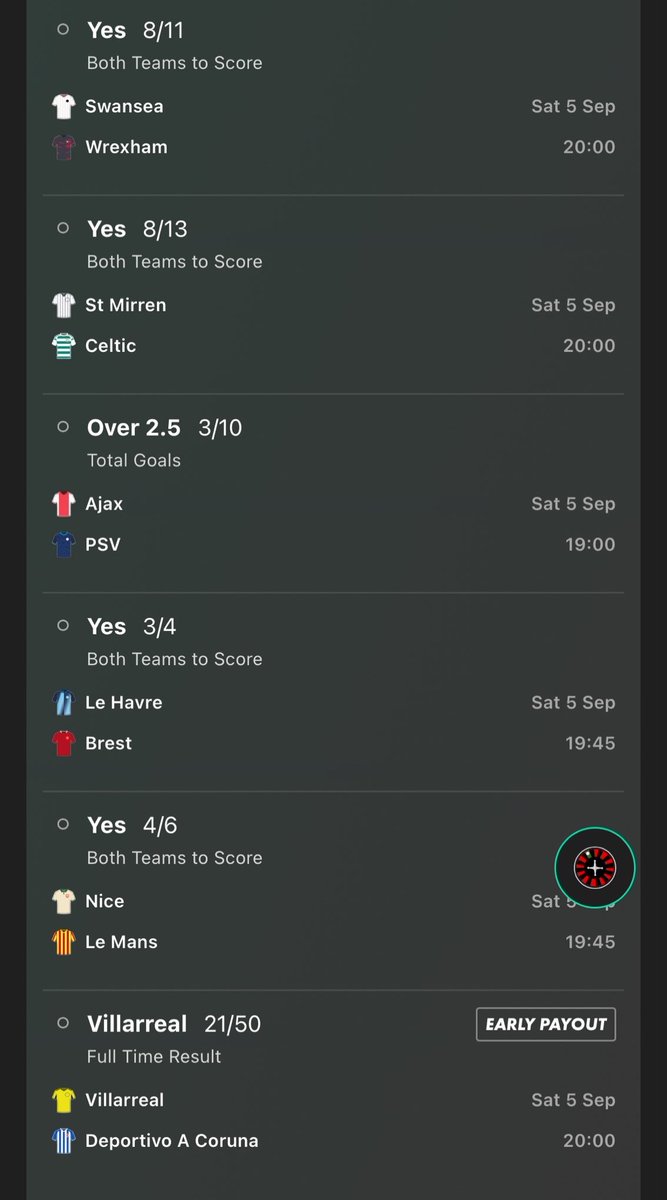 GoalZoneeee's tweet photo. Free 14/1 bet 🙌🏼
Telegram in bio

Add To Your Bet Slip - https://t.co/WilsdbTBDA https://t.co/VMDXpr8tpM